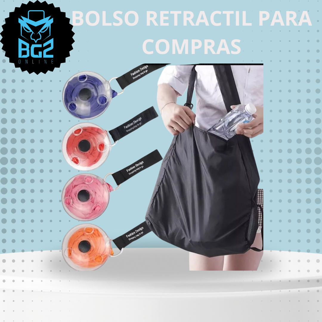 BOLSO RETRACTIL PARA COMPRAS